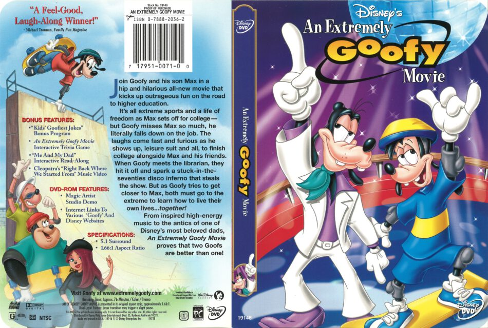 Playa tofu Lógicamente An Extremely Goofy Movie (2000) R1 DVD Cover - DVDcover.Com
