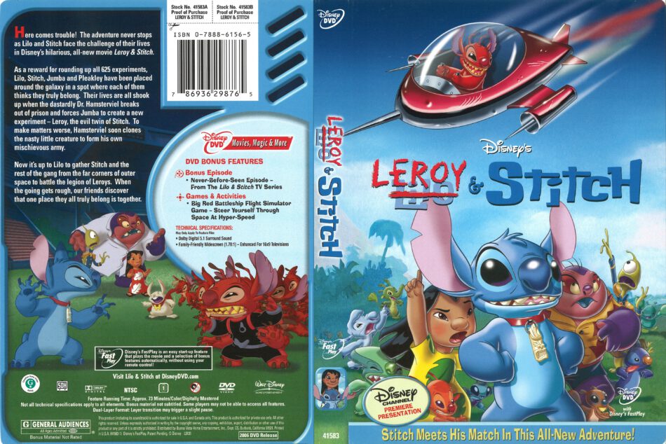 Leroy and Stitch (2012) R1 DVD Cover - DVDcover.Com