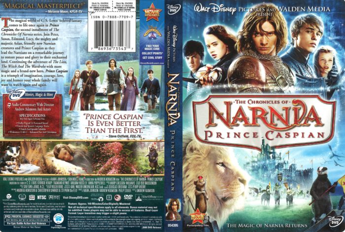 Chronicles of Narnia: Prince Caspian (2008) R1 DVD Cover - DVDcover.Com
