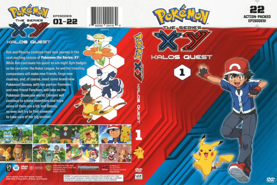Pokemon Xy Kalos Quest Volume 1 16 R1 Dvd Cover Dvdcover Com