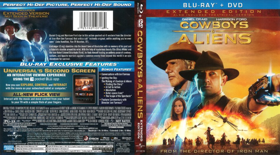 COVERS.BOX.SK ::: cowboys & aliens (2011) - high quality DVD / Blueray /  Movie