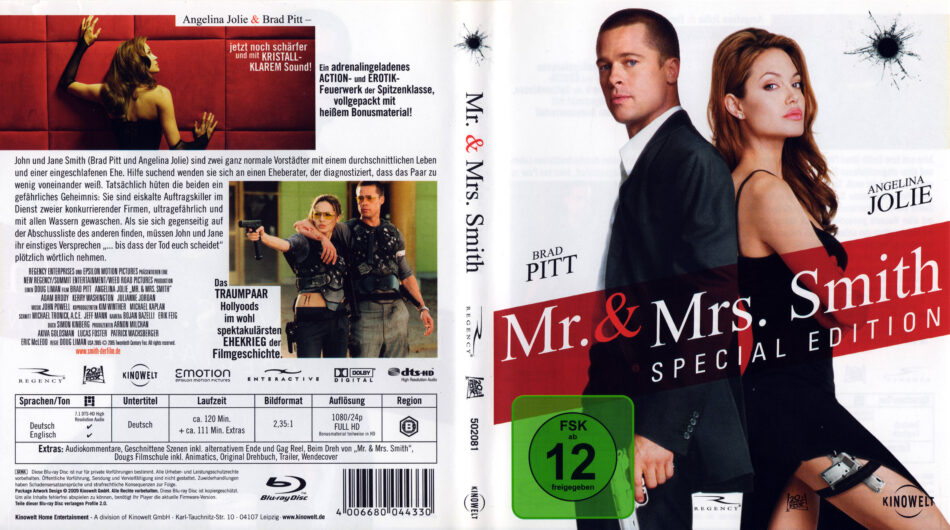 Mr And Mrs Smith Special Edition 2009 R2 German Blu