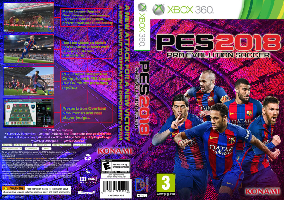 pro evolution soccer 2018 xbox 360