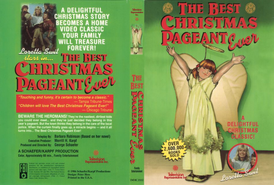 The Best Christmas Pageant Ever 1986 R1 DVD Cover DVDcover.Com