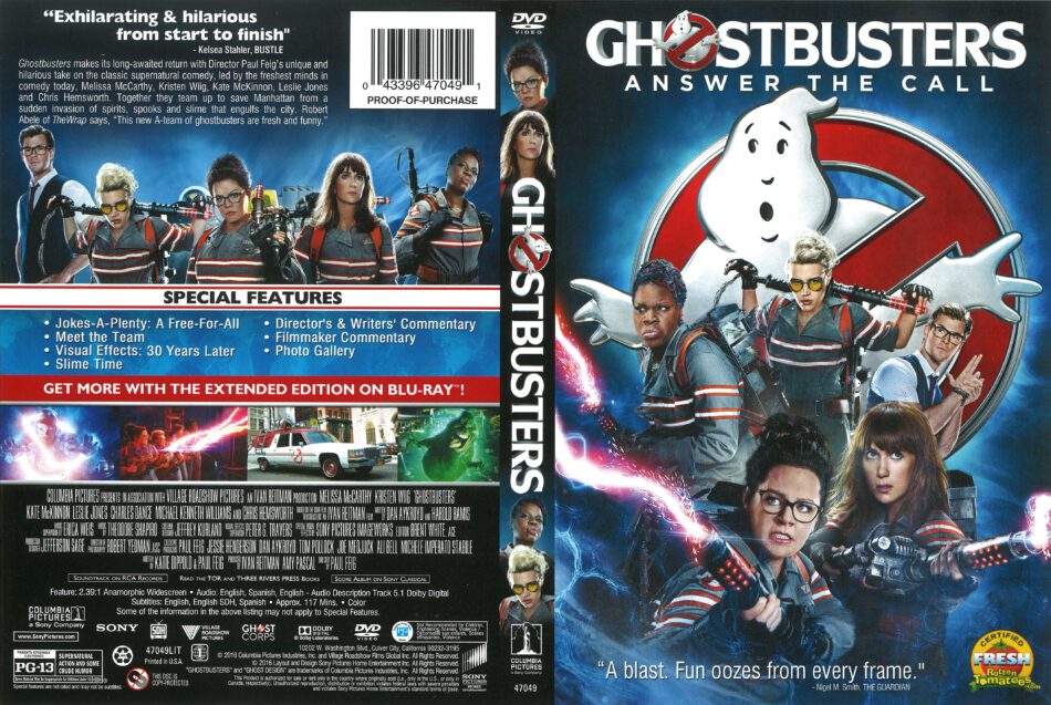 Ghostbusters Dvd Cover