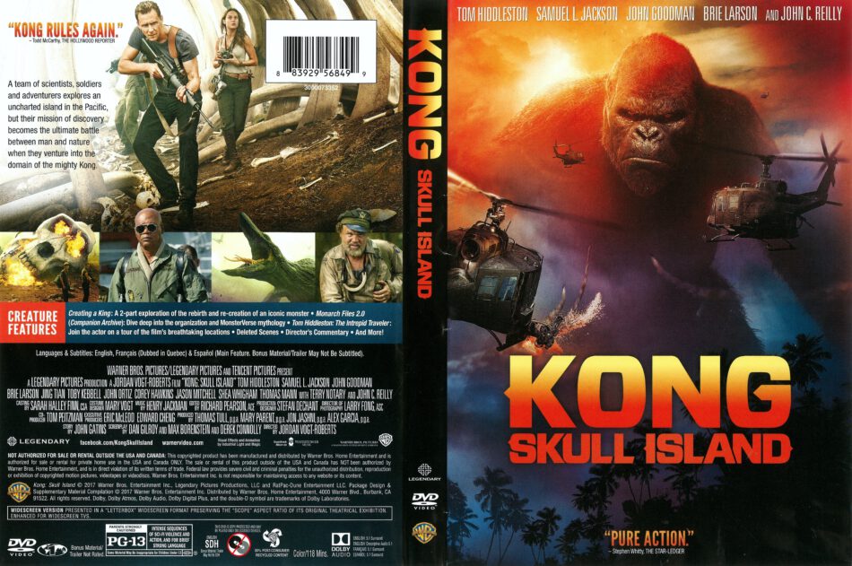 Kong Skull Island Dvd