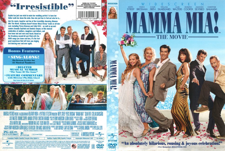 Mamma Mia! (2008) R1 DVD Cover - DVDcover.Com