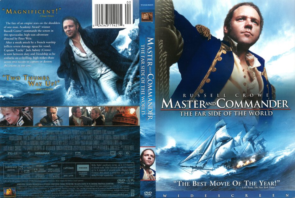 Master and Commander: The Far Side of the World (2003) R1 DVD Cover ...