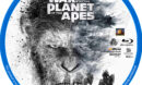 War for the Planet of the Apes (2017) R1 Custom Blu-Ray Label