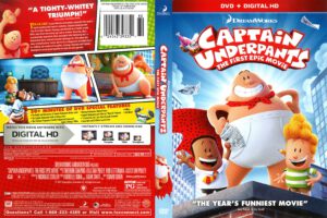 Captain Underpants: The First Epic Movie (2017) R1 DVD Cover - DVDcover.Com