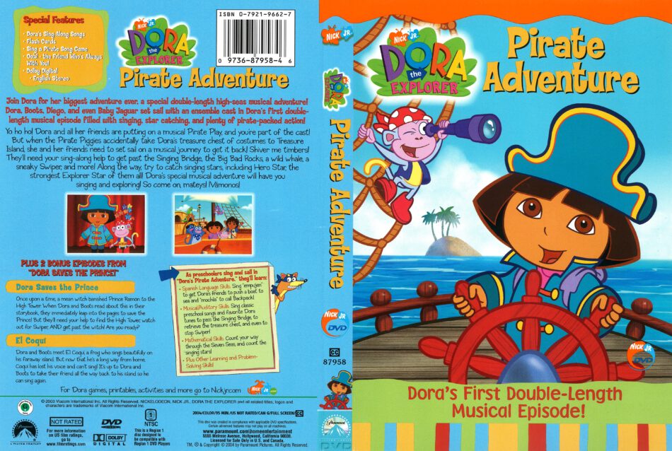 Dora The Explorer Dora S Pirate Adventure Vhs Dvd Trailer | The Best ...
