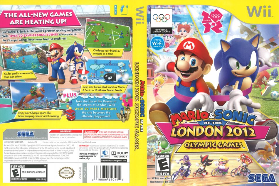 wii mario and sonic at the olympic games
