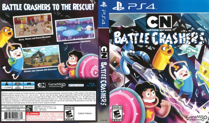 Cartoon Network Battle Crashers (2016) PS4 Cover - DVDcover.Com