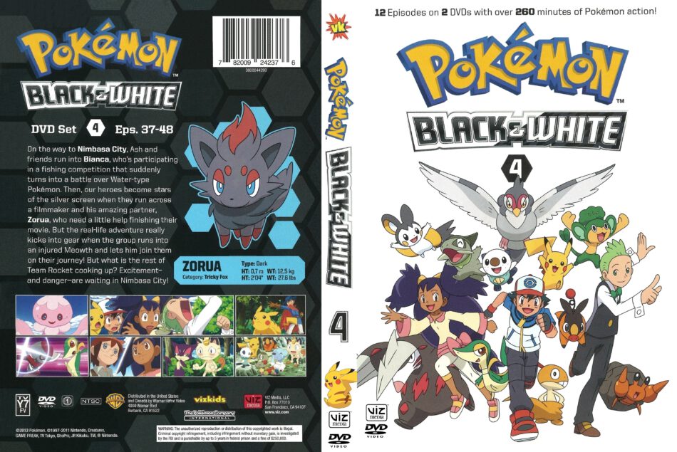 Pokemon Black and White DVD Set 1 (D)