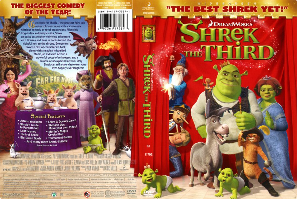 Shrek 3 Dvd