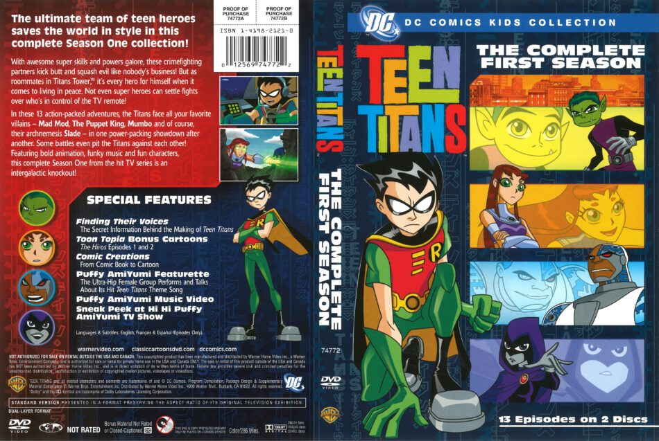 Teen Titans Season 5 Dvd