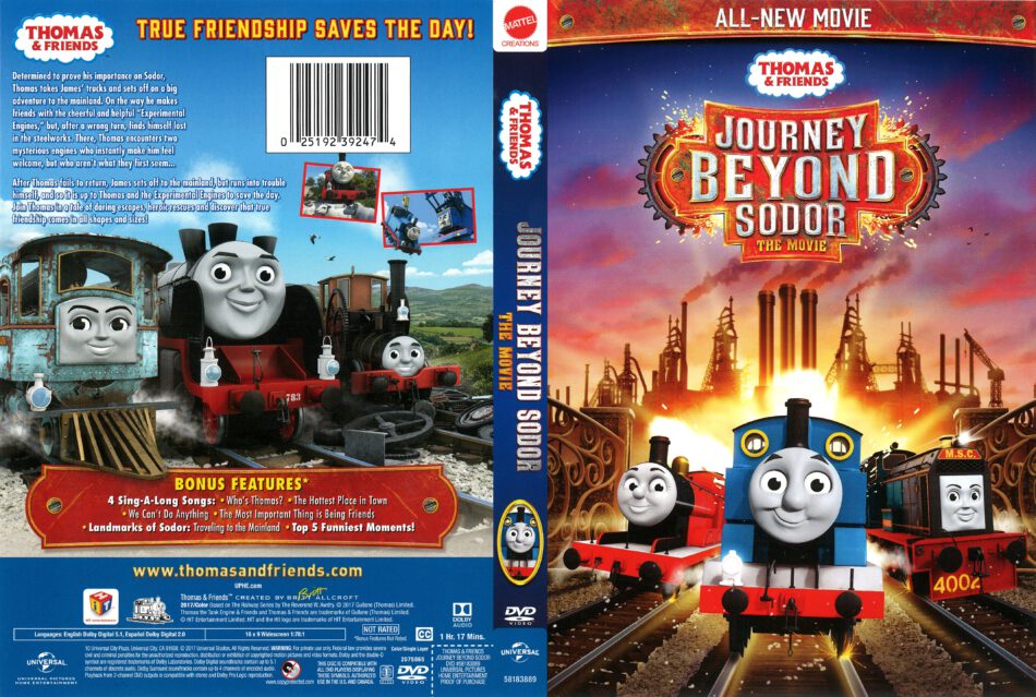 Thomas Friends Journey Beyond Sodor The Movie 2017 R1 Dvd