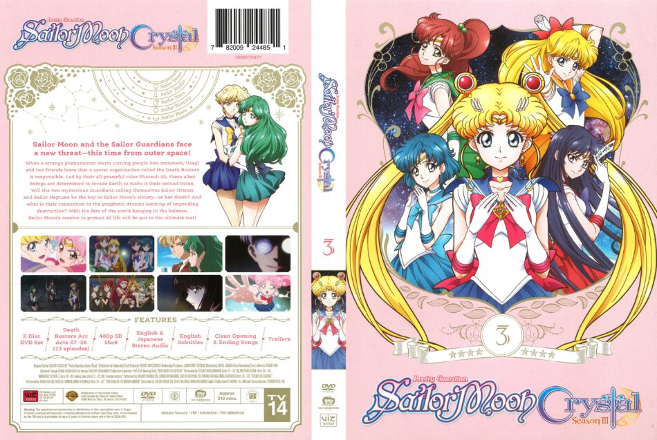 Sailor Moon Crystal Season 3 17 R1 Dvd Cover Dvdcover Com