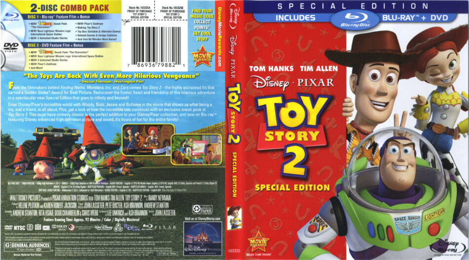 Toy Story 2 2010 R1 Blu Ray Cover And Labels Dvdcover