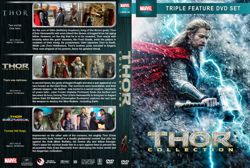 Thor Collection 2011 2017 R1 Custom Dvd Cover Dvdcover Com