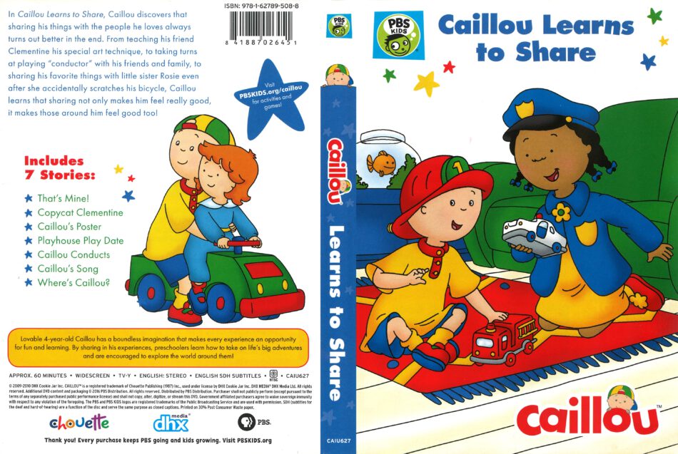 Caillou Dvd Set