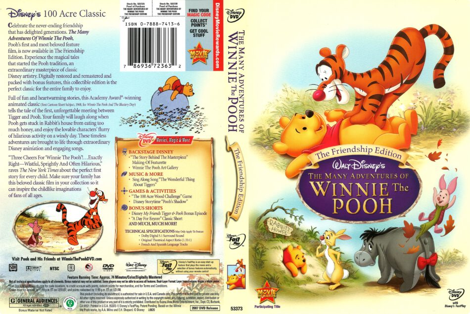 The Many Adventures Of Winnie The Pooh 07 R1 Dvd Cover Dvdcover Com