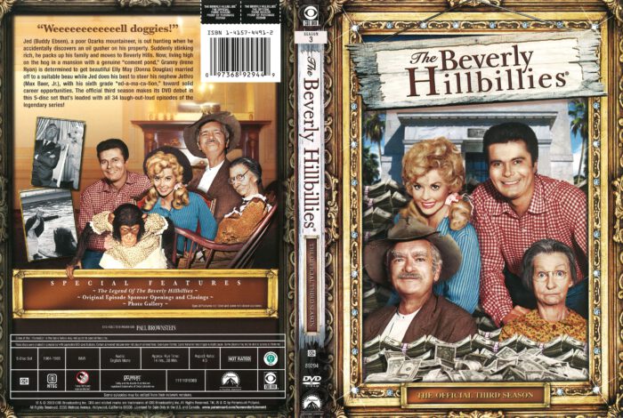 The Beverly Hillbillies Season 3 2009 R1 Dvd Cover Dvdcover Com