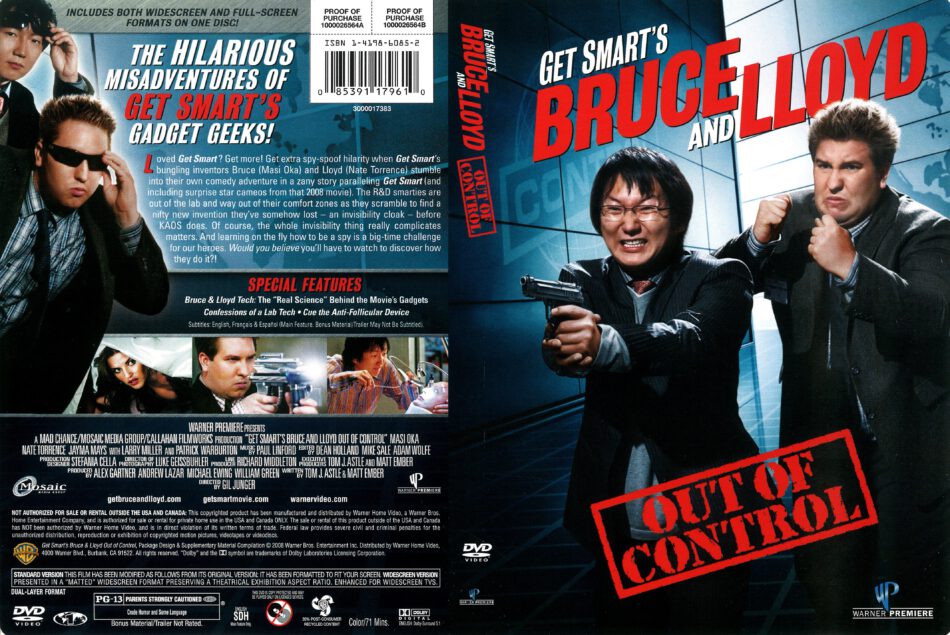 Get Smart's Bruce and Lloyd: Out of Control (2008) R1 DVD Cover ...