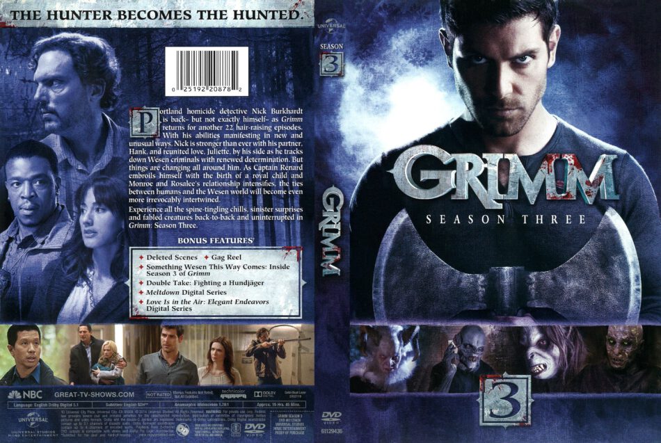 Grimm Season 3 14 R1 Dvd Covers Dvdcover Com