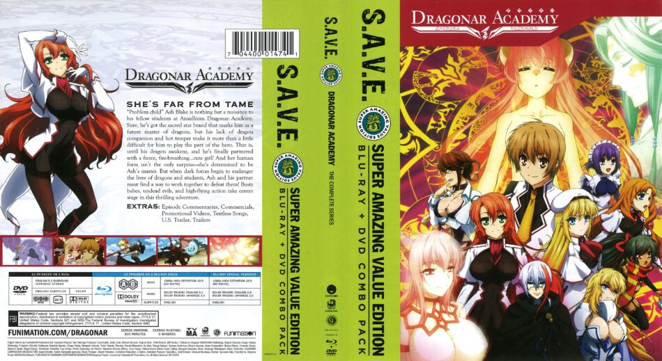 Dragonar Academy: The Complete Series (2014) R1 Blu-Ray Covers