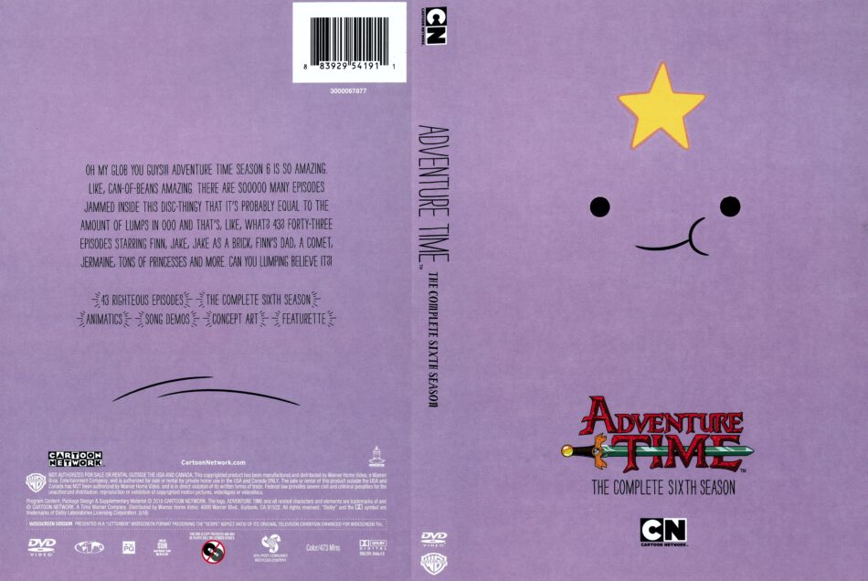 oferta Magnético yo lavo mi ropa Adventure Time Season 6 (2016) R1 DVD Covers - DVDcover.Com