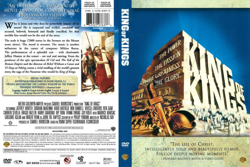 King Of Kings 1961 R1 Dvd Cover Dvdcover Com