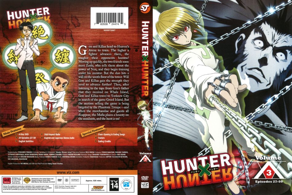 Hunter X Hunter Volume 3 17 R1 Dvd Cover Dvdcover Com