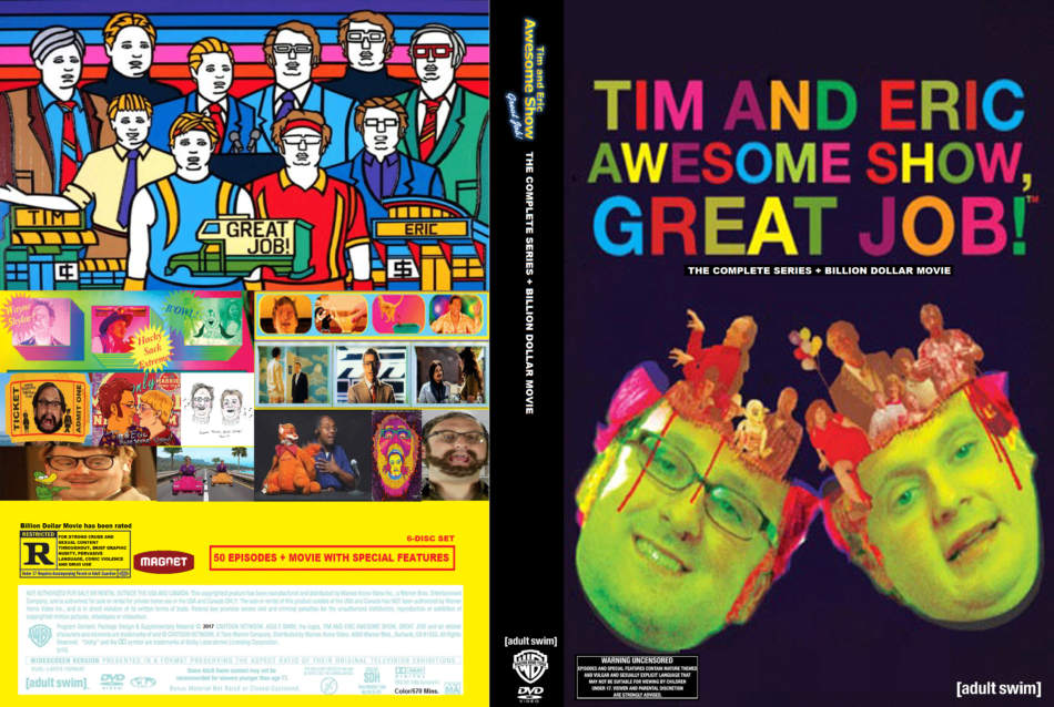 Tim and Eric Awesome Show Great Job Season 1-5 + Billion Dollar