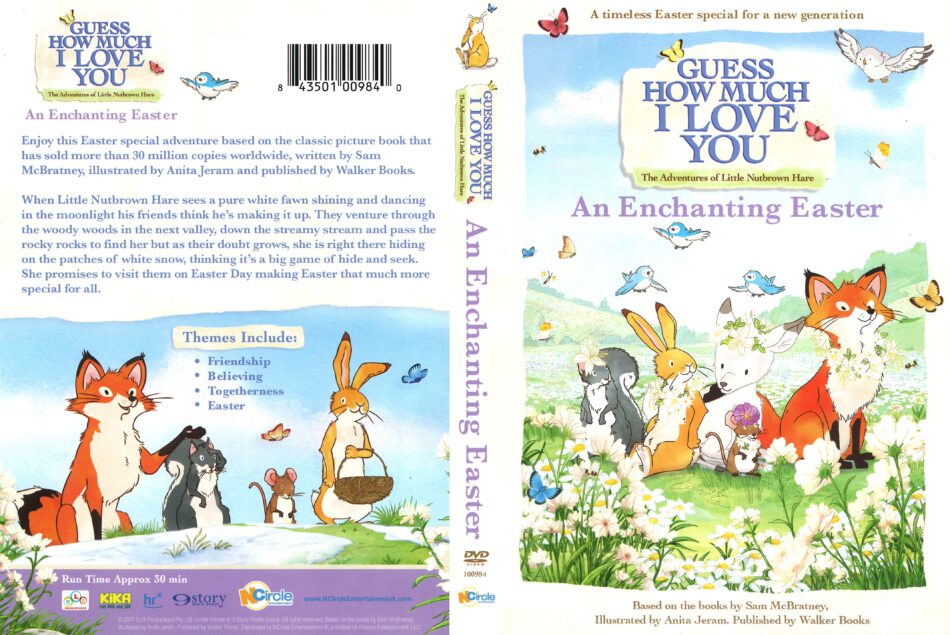 Guess How Much I Love You: An Enchanting Easter (2017) R1 DVD Cover ...