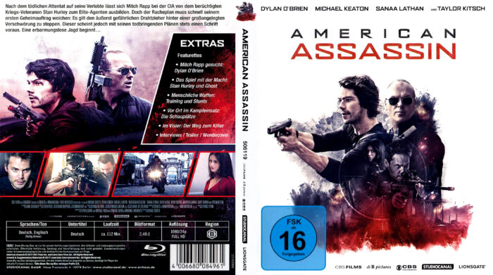 American Assassin (2017) R2 German Custom Blu-Ray Covers & Label ...