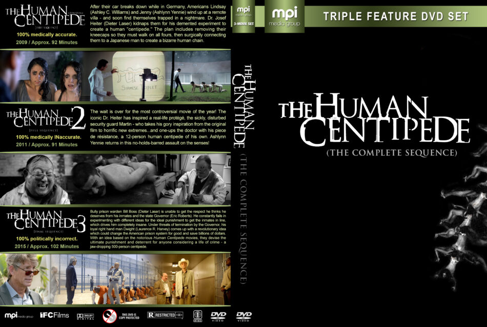 Grundig grundigt Egetræ The Human Centipede: The Complete Sequence (2009-2015) R1 Custom DVD Cover  - DVDcover.Com