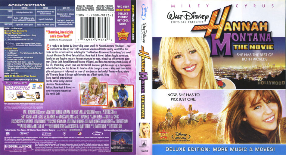 Hannah Montana The Movie Dvd Cover