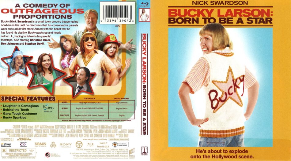Bucky Larson Born To Be A Star 11 R1 Blu Ray Cover Dvdcover Com