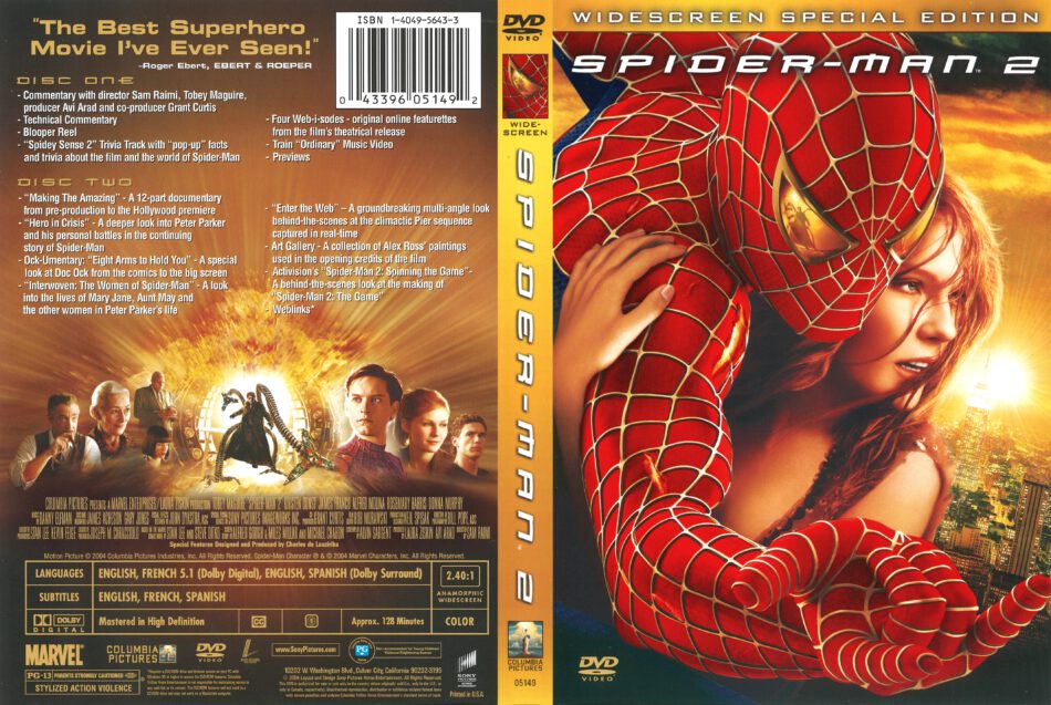 Spider Man 2 2004 R2 Custom Dvd Cover - Gambaran