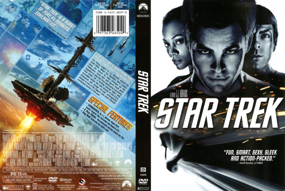 Star Trek DVD Cover Art