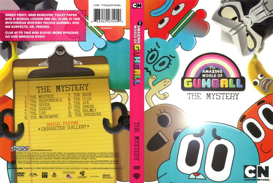 The Amazing World Of Gumball The Mystery 11 R1 Dvd Cover Dvdcover Com