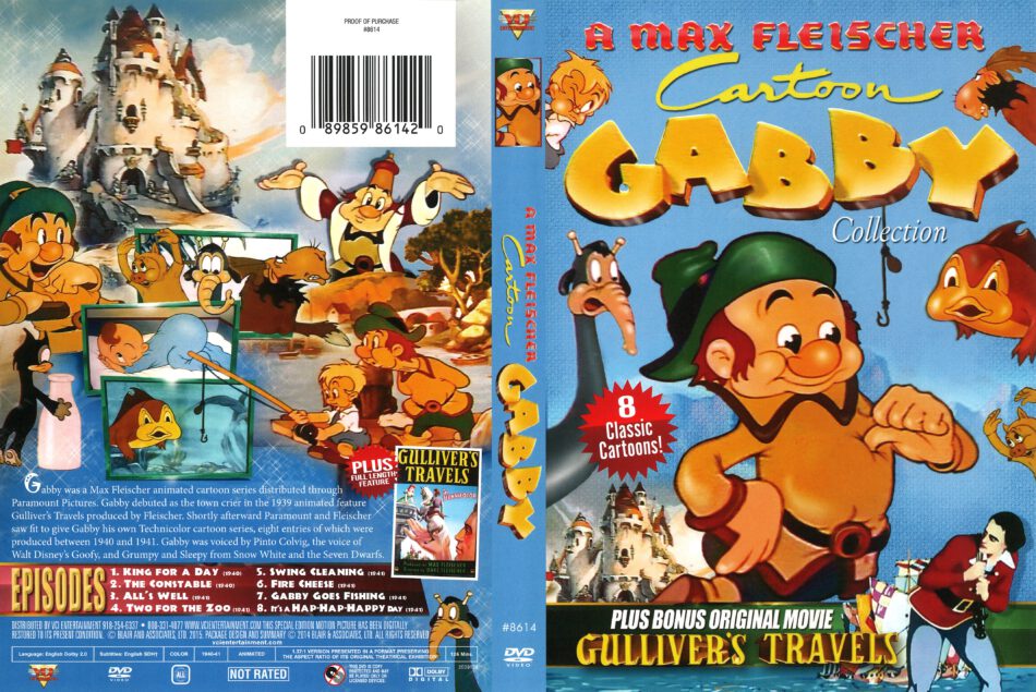 Gabby Cartoon Collection (2014) R1 DVD Cover 