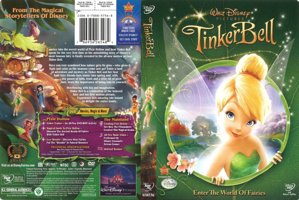 Tinkerbell 08 R1 Dvd Cover Dvdcover Com