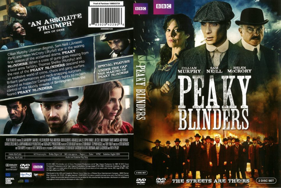 Peaky Blinders Season 1 (2015) R1 DVD Cover - DVDcover.Com