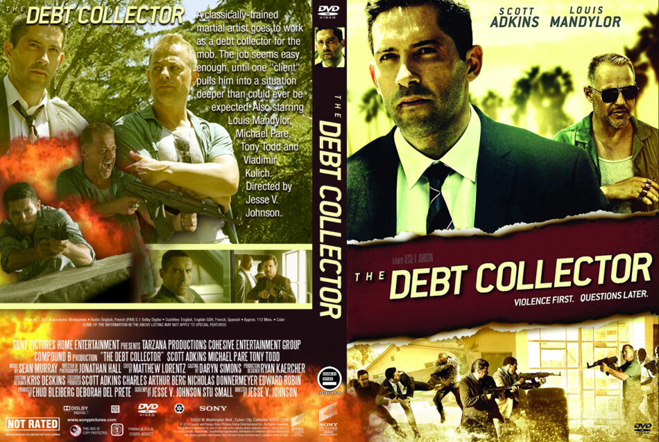 The Debt Collector (2018) R1 Custom DVD Cover - DVDcover.Com