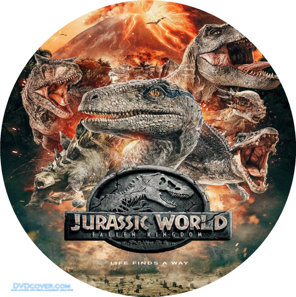 Jurassic World Fallen Kingdom R Custom Clean Labels Dvdcover Com