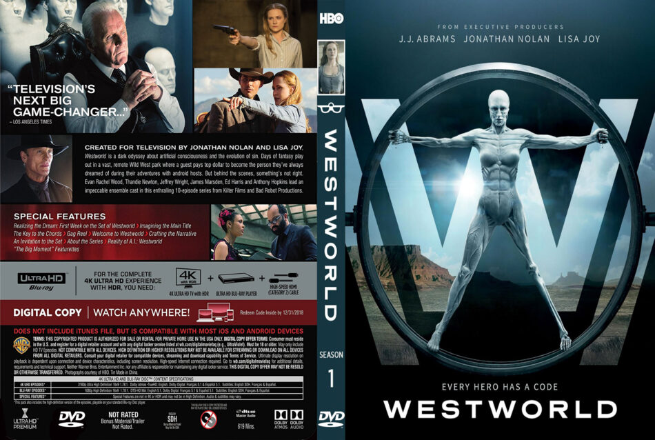 Westworld Season 1 16 R1 Custom Dvd Covers Dvdcover Com