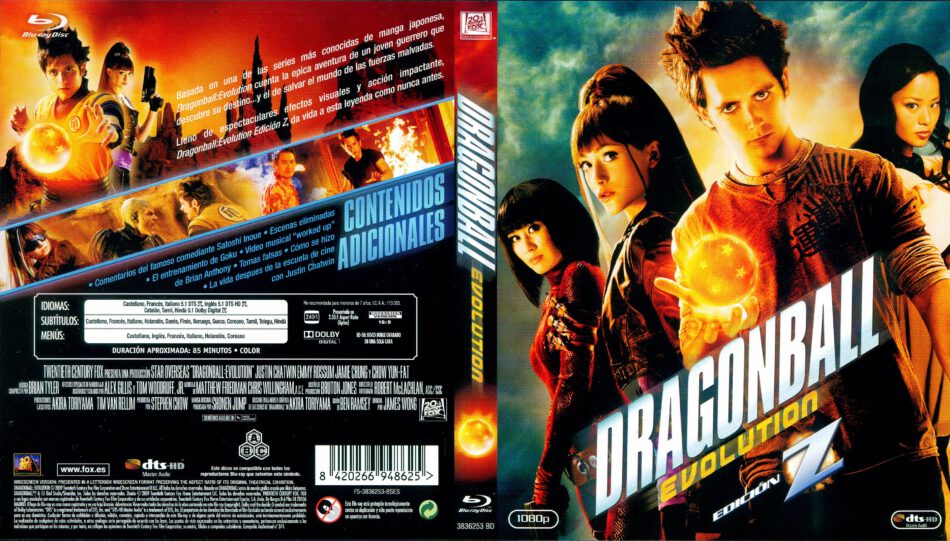 Dragonball Evolution 09 Spanish Blu Ray Cover Dvdcover Com