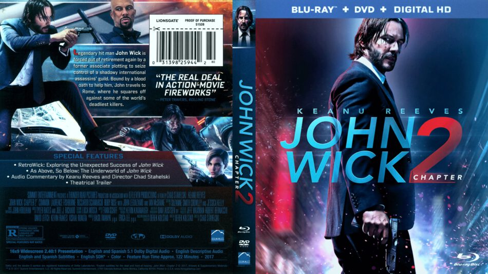 John wick 2 blu ray vs 4k